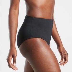 Athleta high waist swim bottom, black NWT Medium